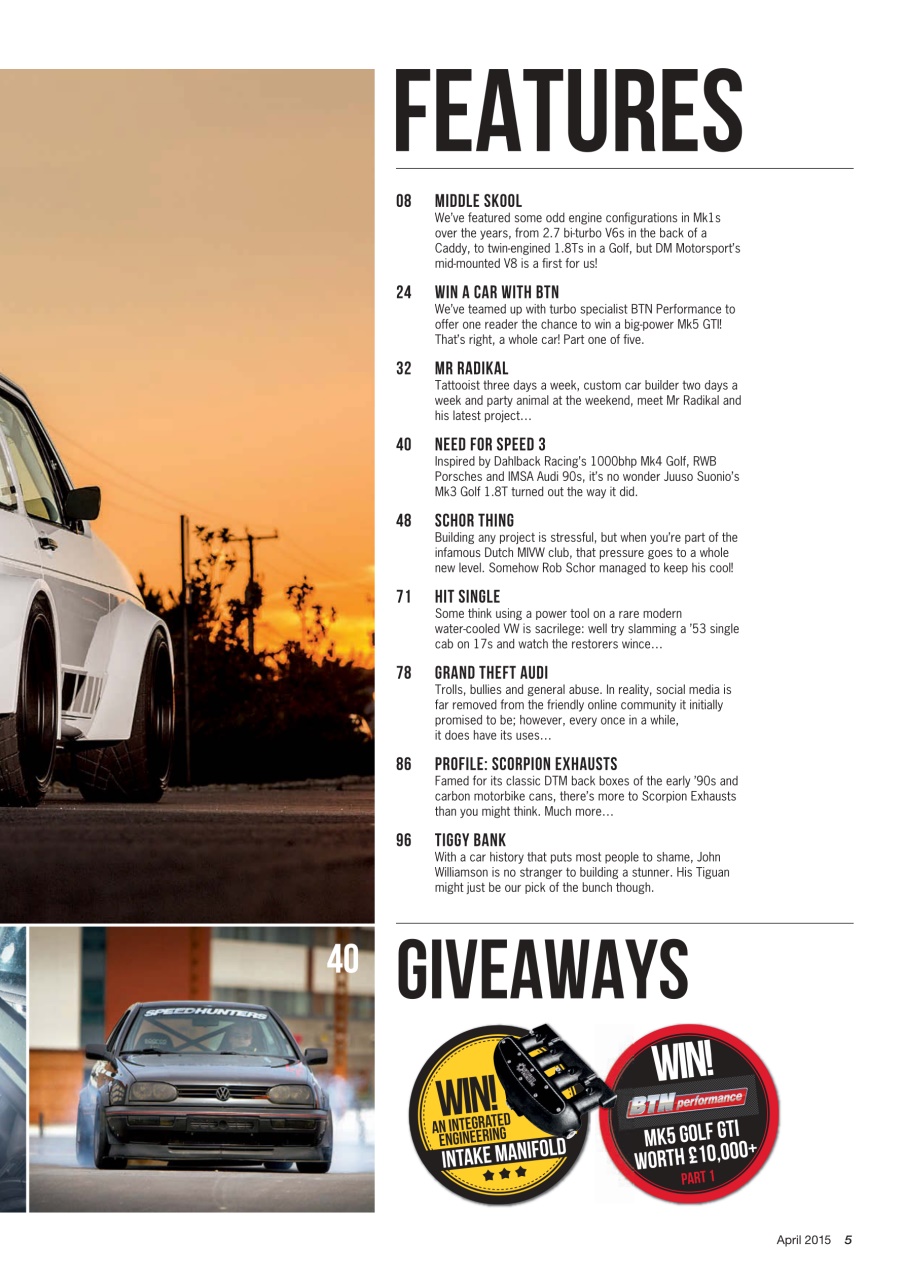 Performance VW Preview Pages