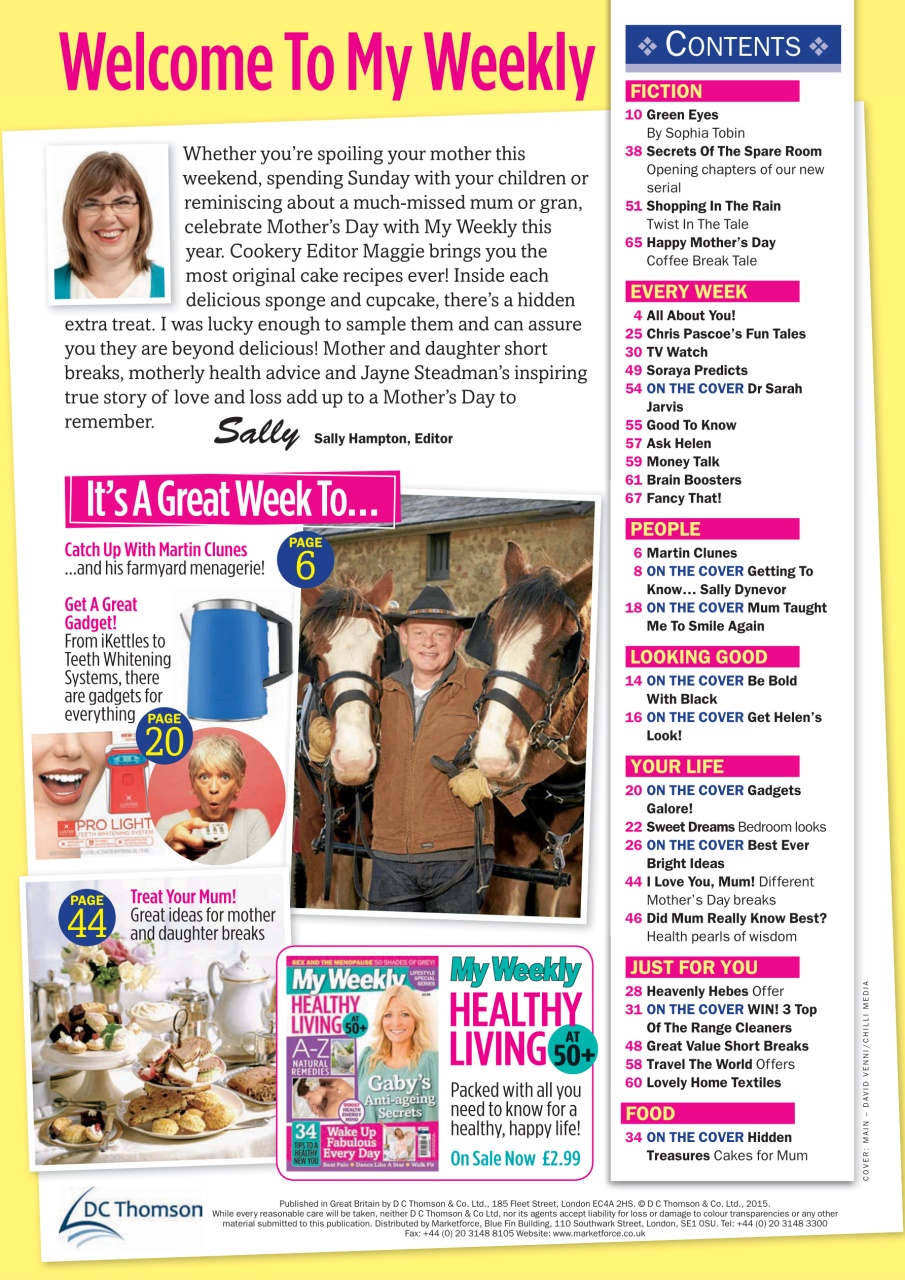 My Weekly Preview Pages