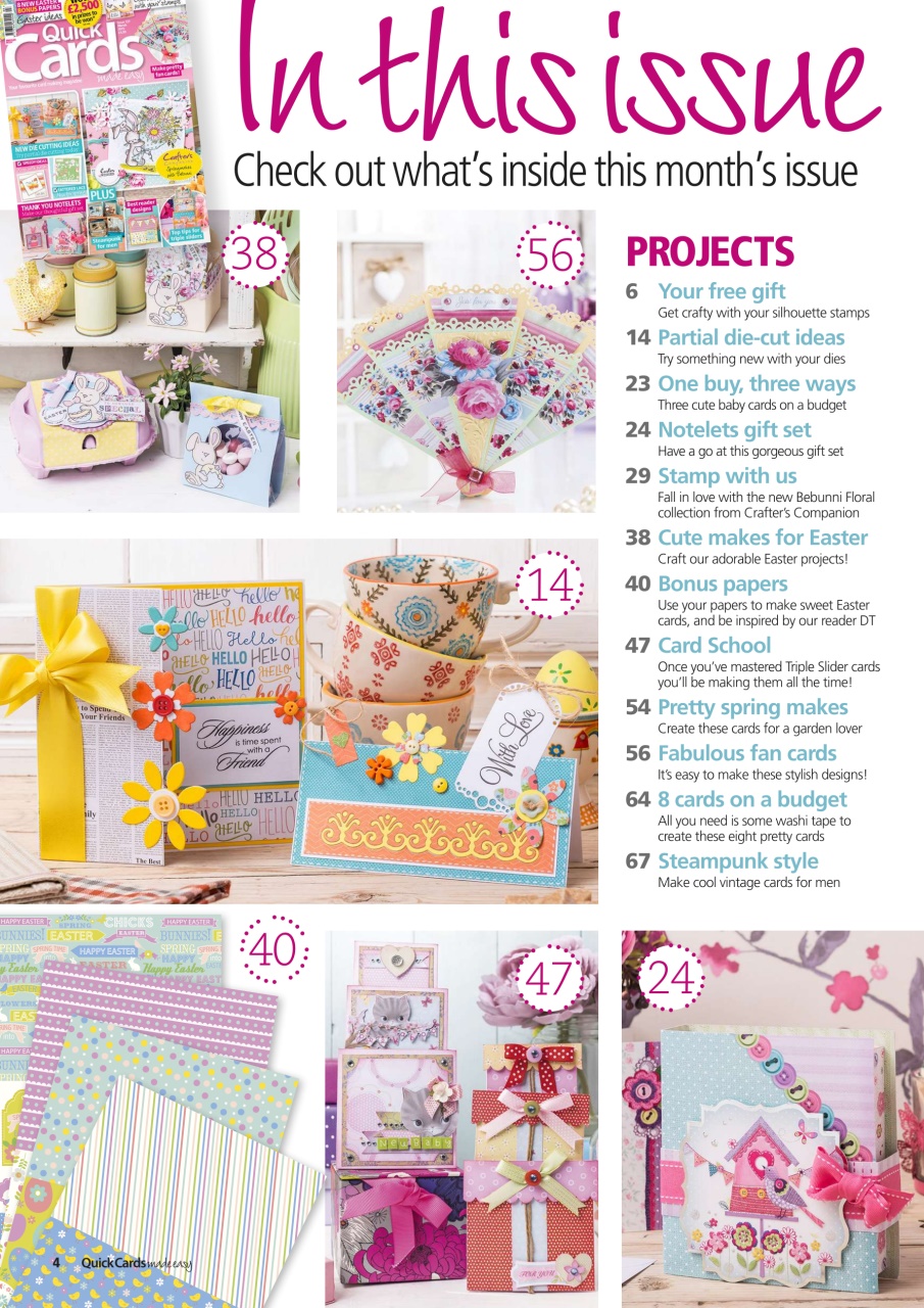 Quick Cards Made Easy Preview Pages