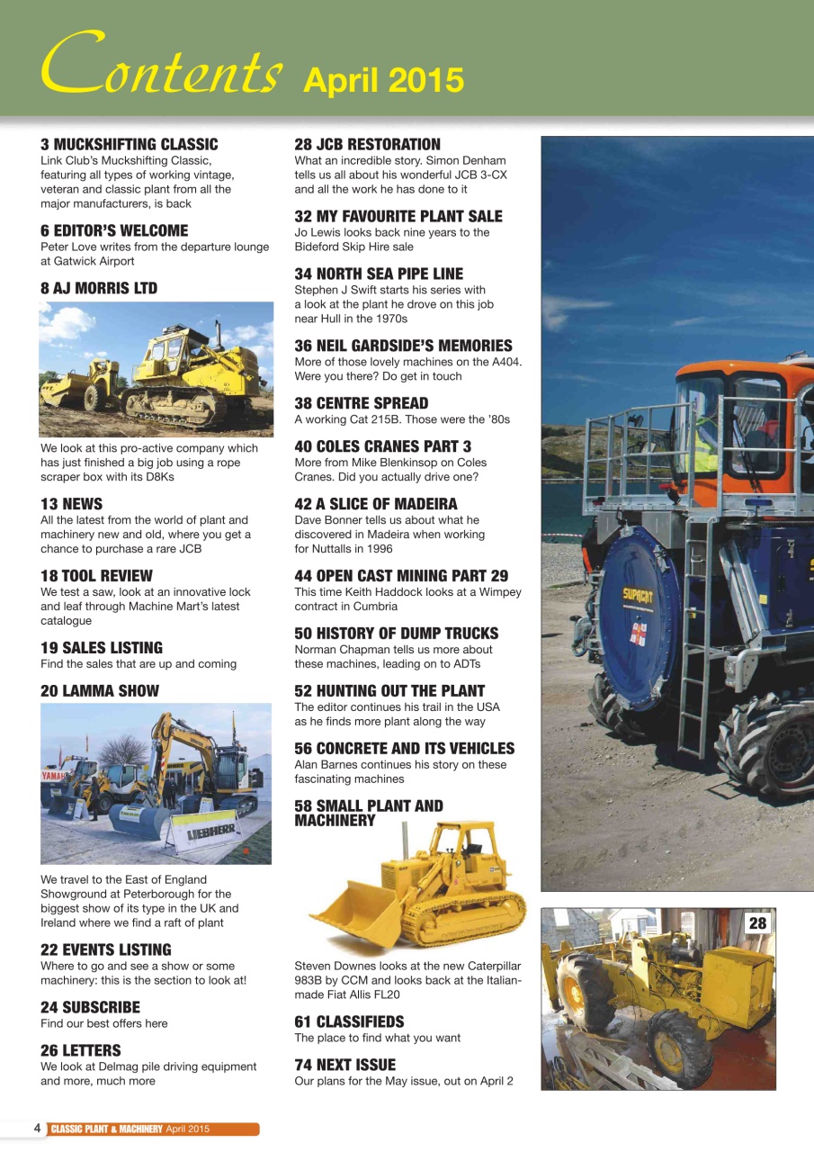 Classic Plant & Machinery Preview Pages