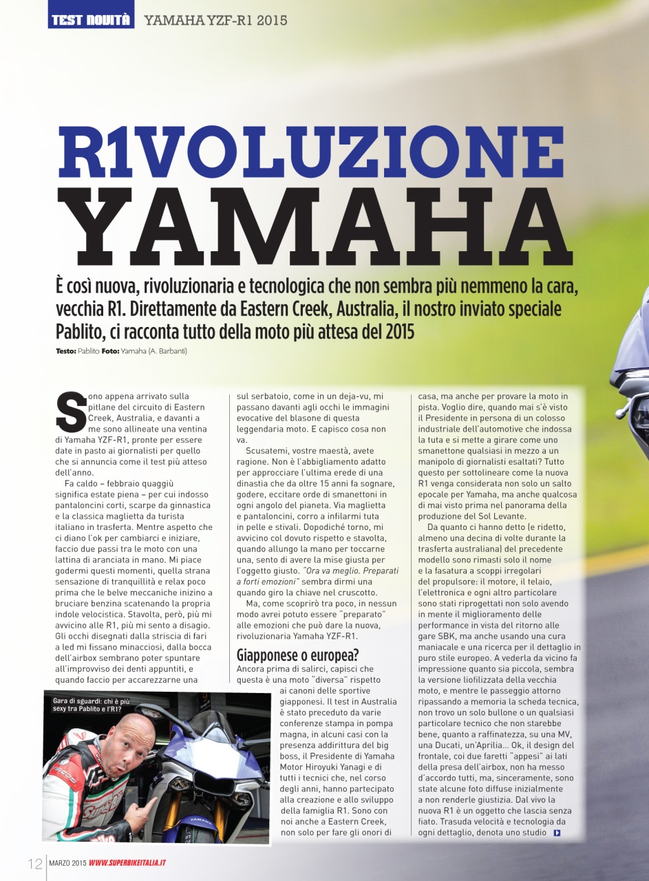 Superbike Italia Preview Pages