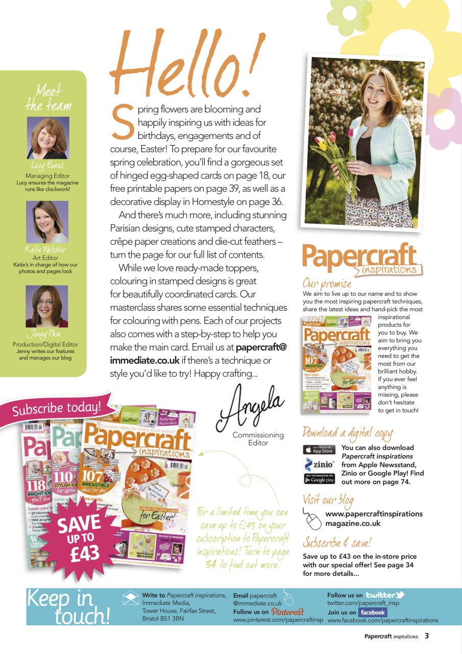 Papercraft Inspirations Preview Pages