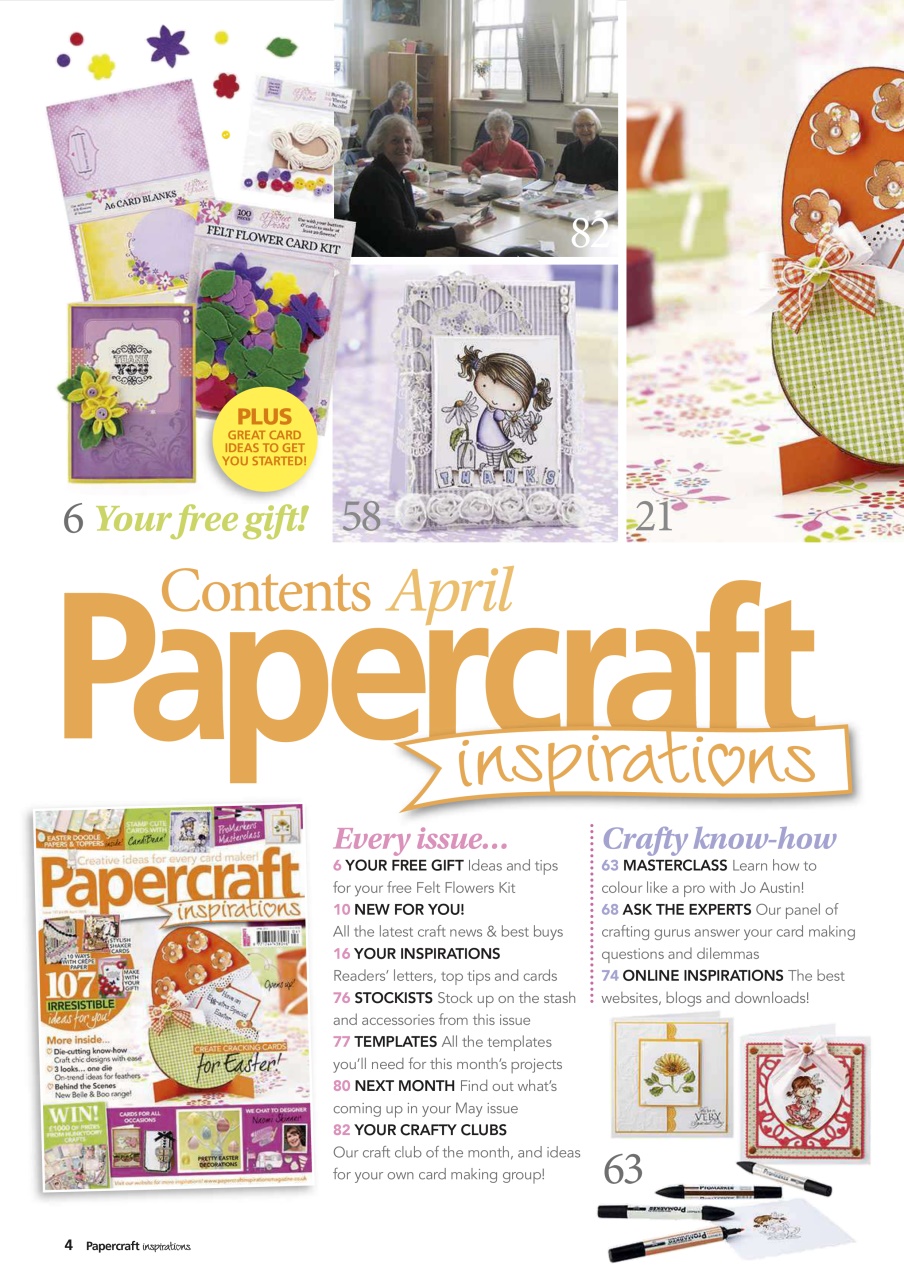 Papercraft Inspirations Preview Pages