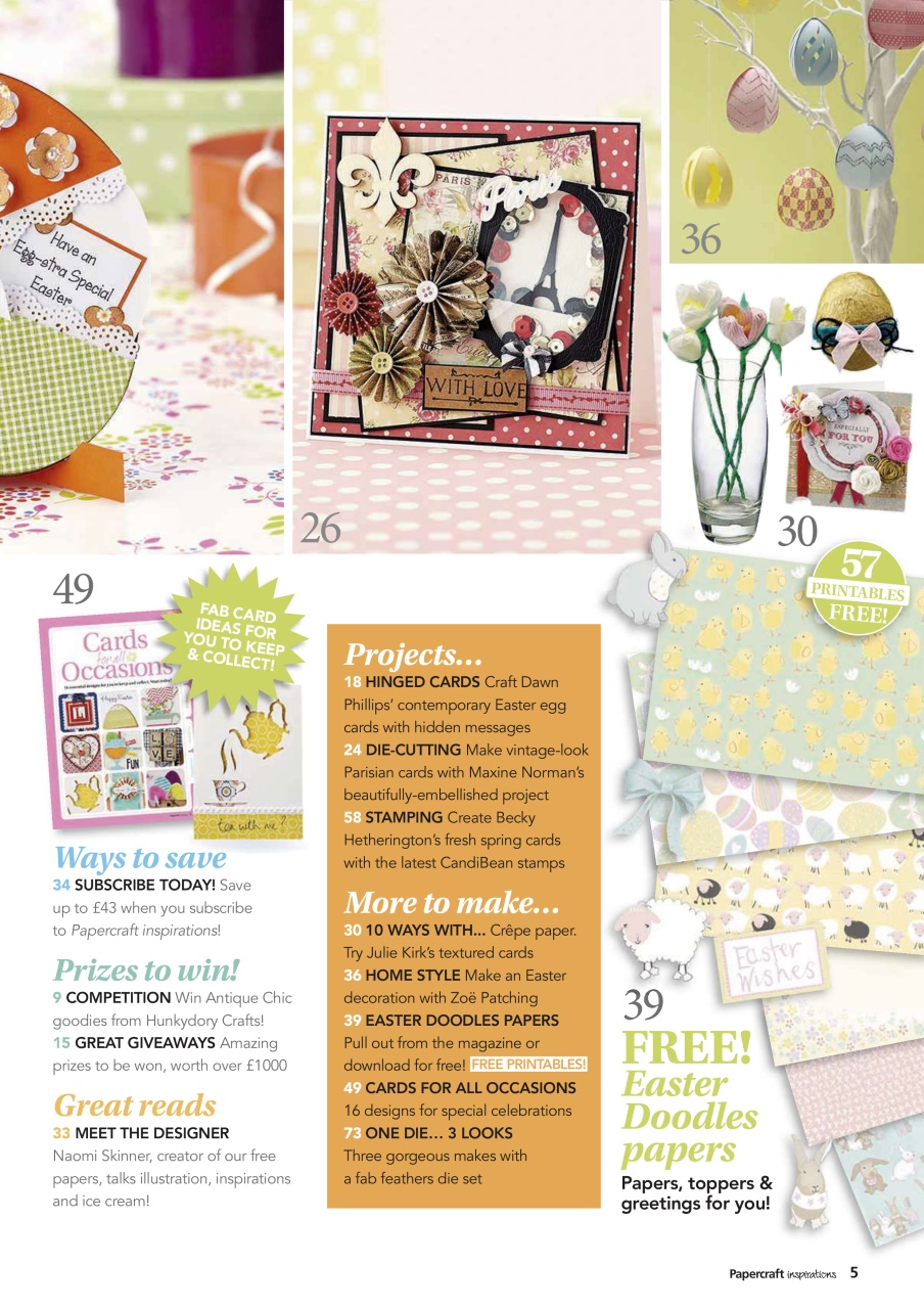 Papercraft Inspirations Preview Pages