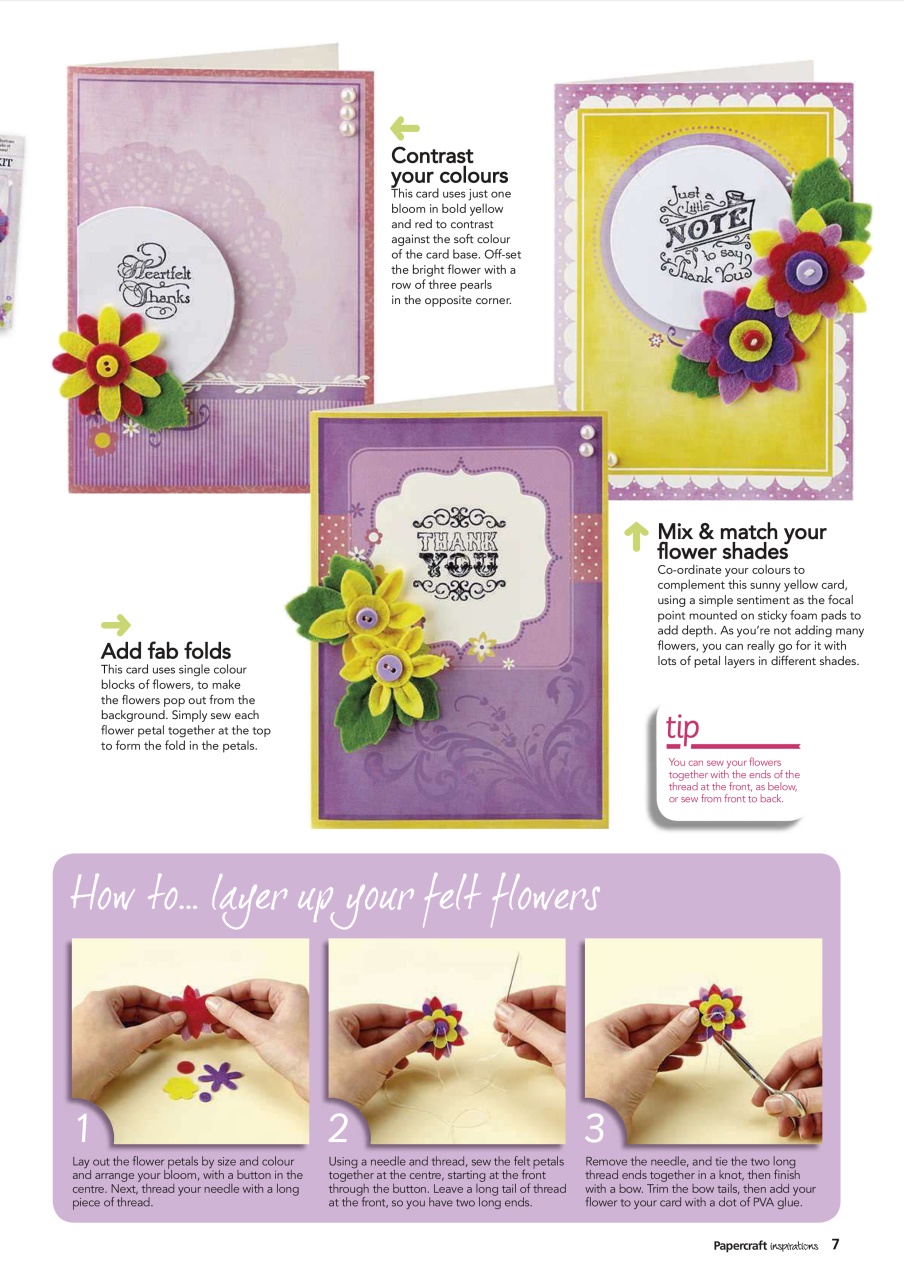 Papercraft Inspirations Preview Pages