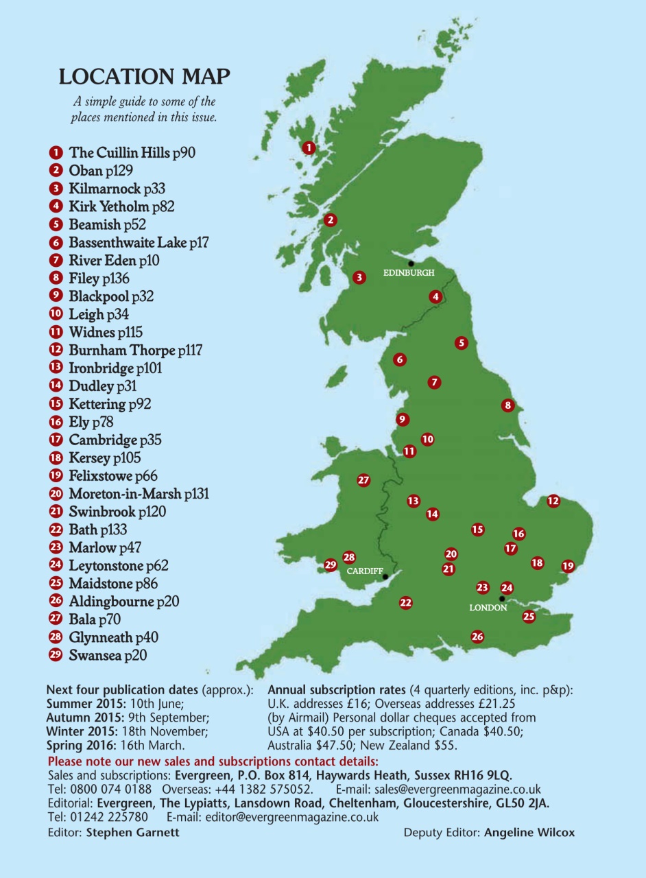 Evergreen Preview Pages