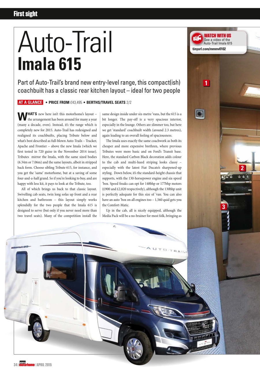 What Motorhome magazine Preview Pages