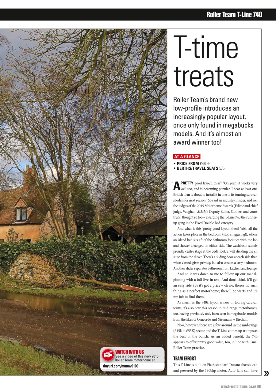 What Motorhome magazine Preview Pages