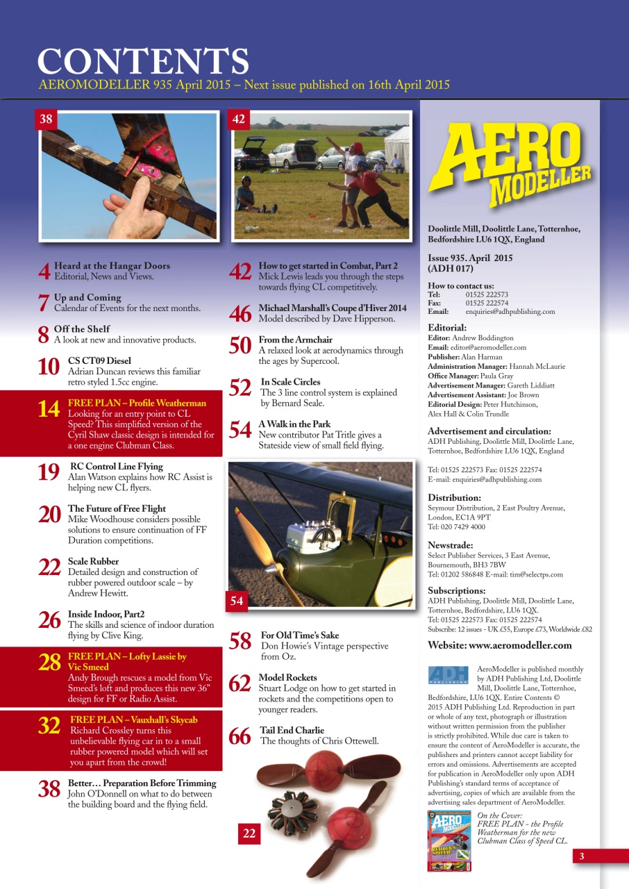 AeroModeller Preview Pages