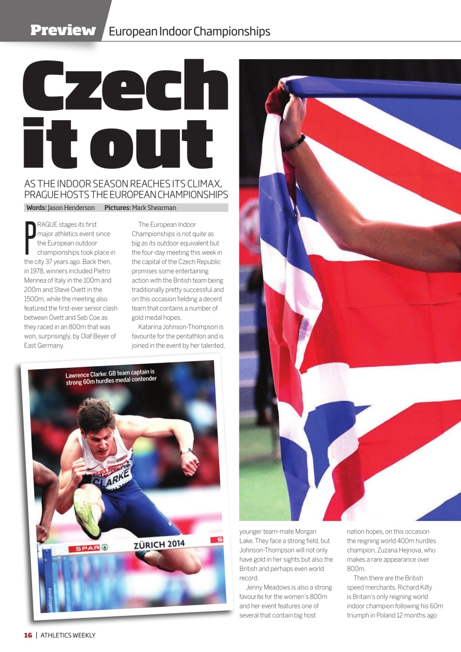 AW – Athletics Weekly Magazine Preview Pages