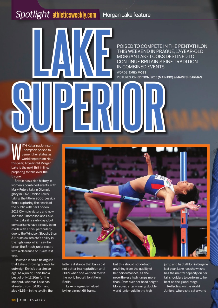 AW – Athletics Weekly Magazine Preview Pages