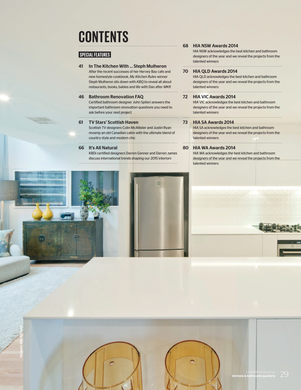 Kitchens & Bathrooms Quarterly Preview Pages