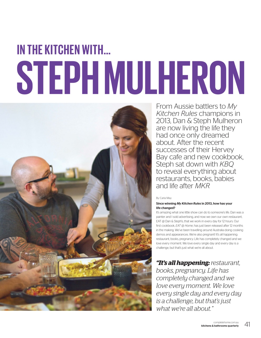 Kitchens & Bathrooms Quarterly Preview Pages