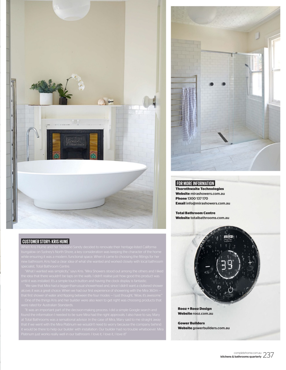 Kitchens & Bathrooms Quarterly Preview Pages