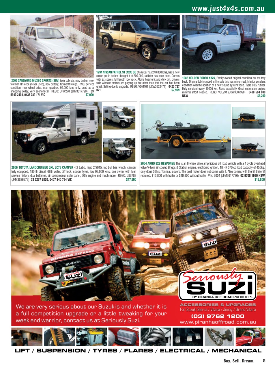 JUST 4X4S Preview Pages