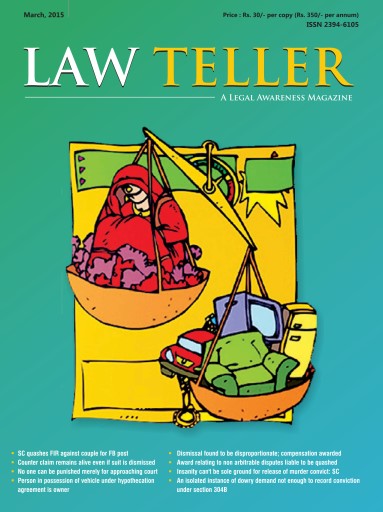 Lawteller – A Legal Awareness Magazine issue 