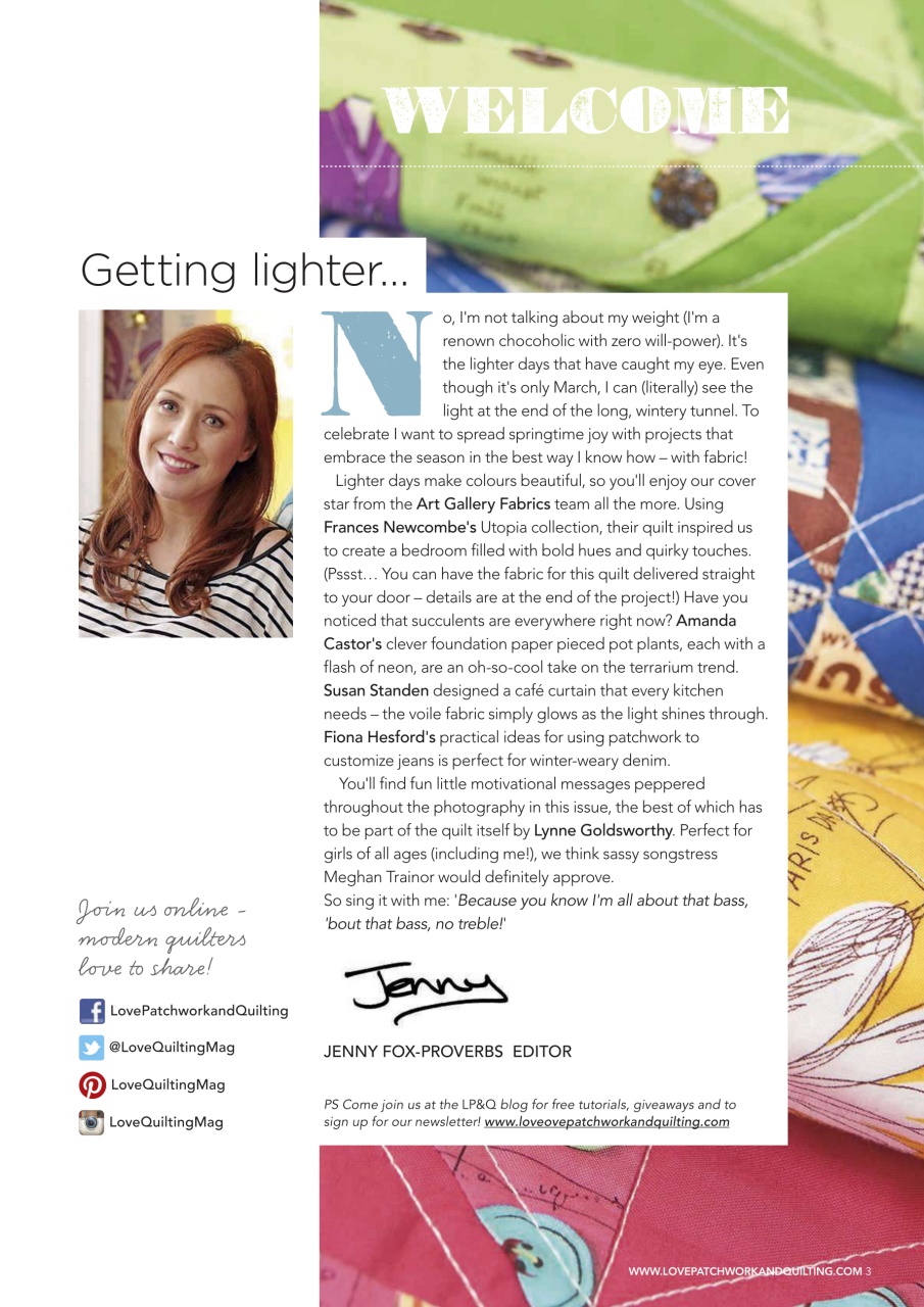 Love Patchwork & Quilting Preview Pages