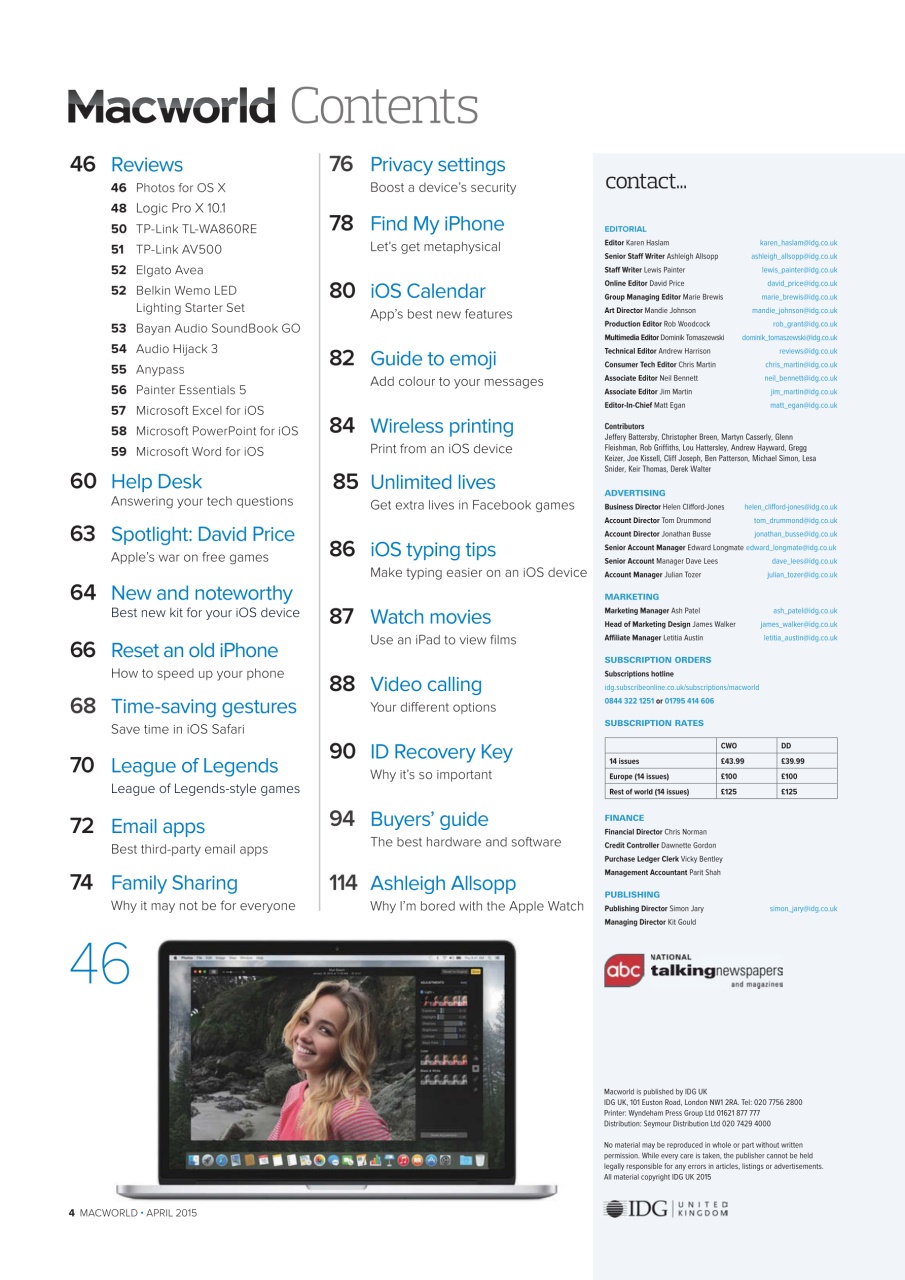 Macworld Preview Pages