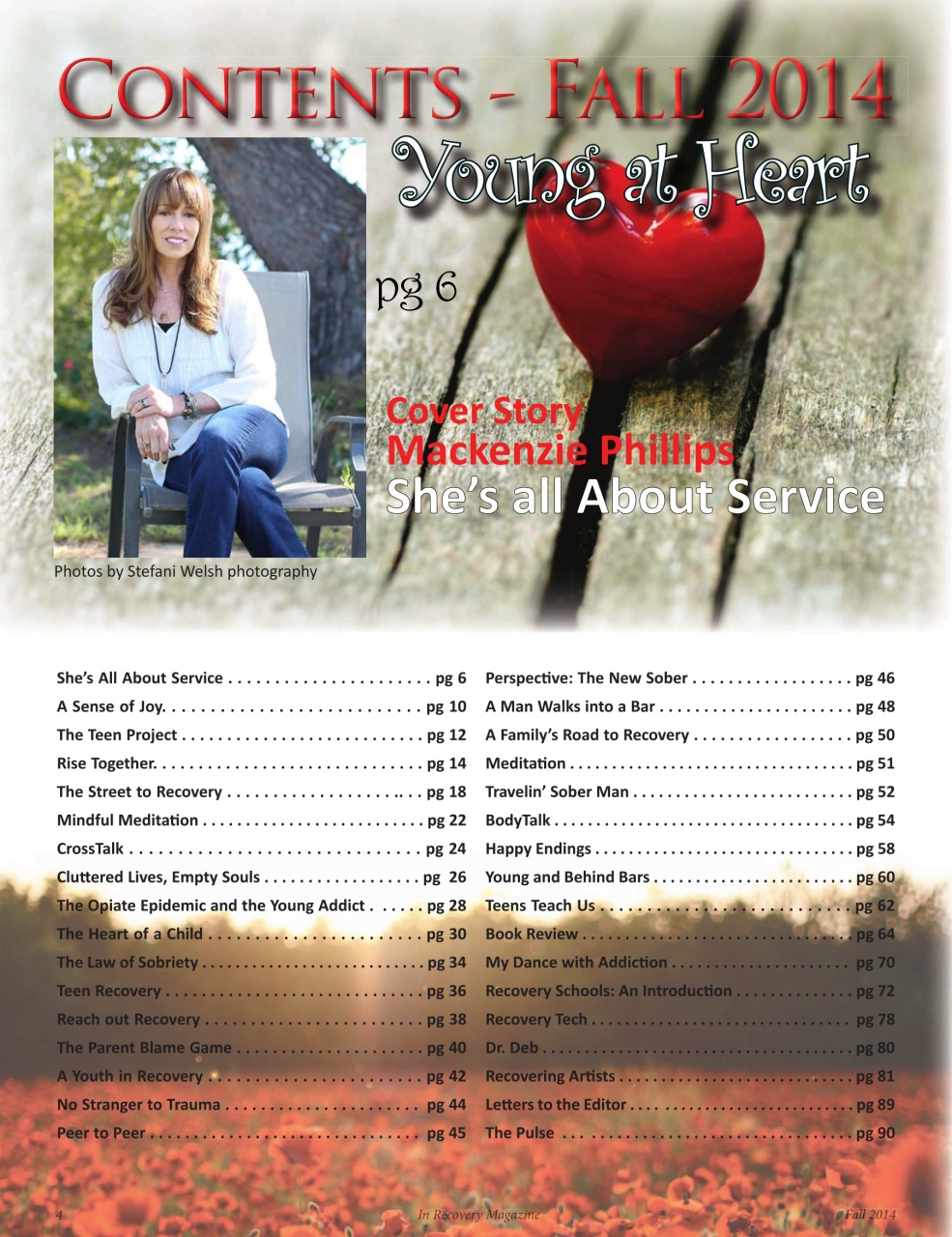 In Recovery Preview Pages