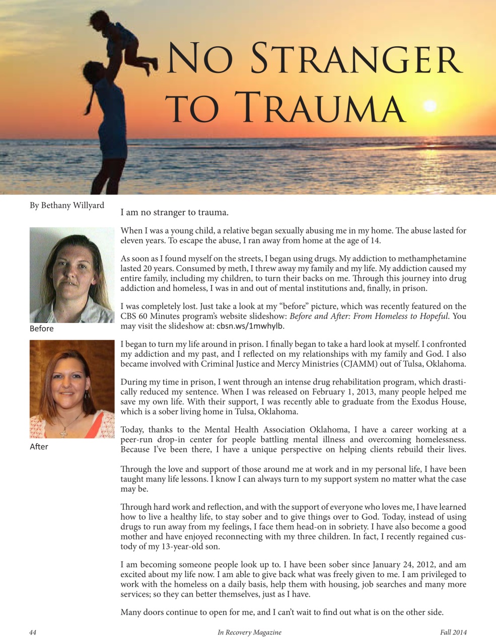 In Recovery Preview Pages