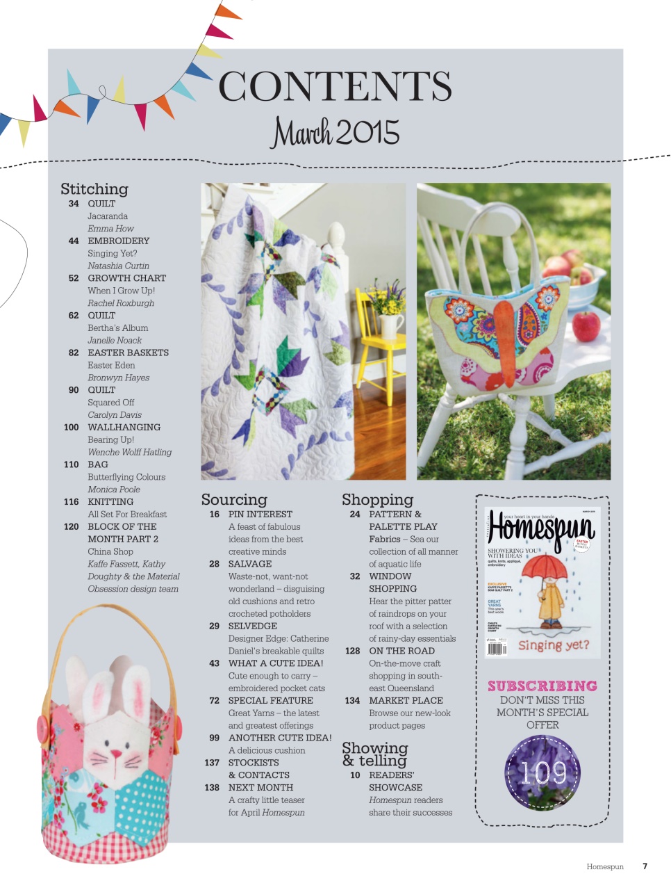 Homespun Preview Pages