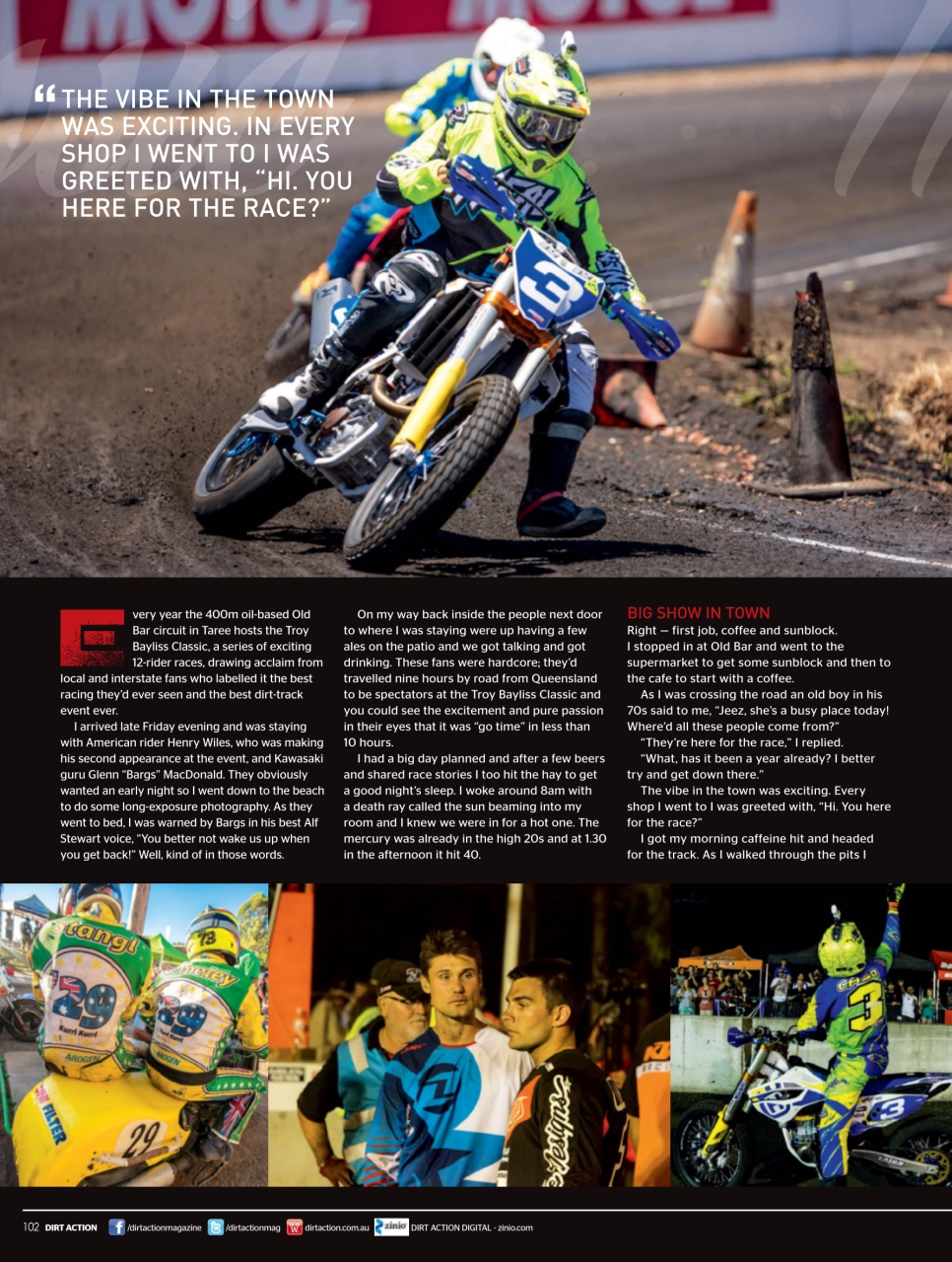 Dirt Action Preview Pages