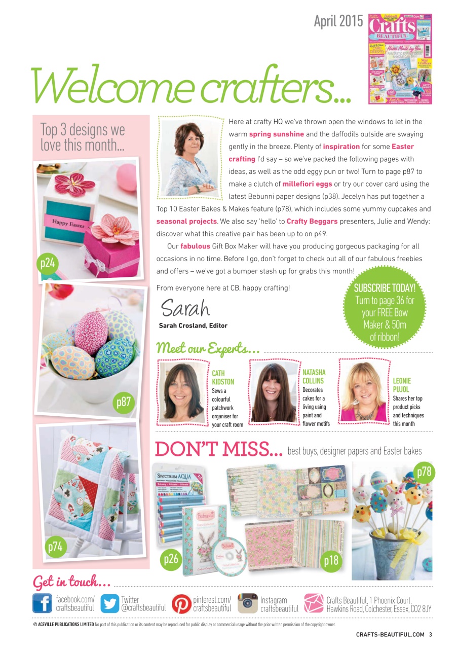 Crafts Beautiful Preview Pages