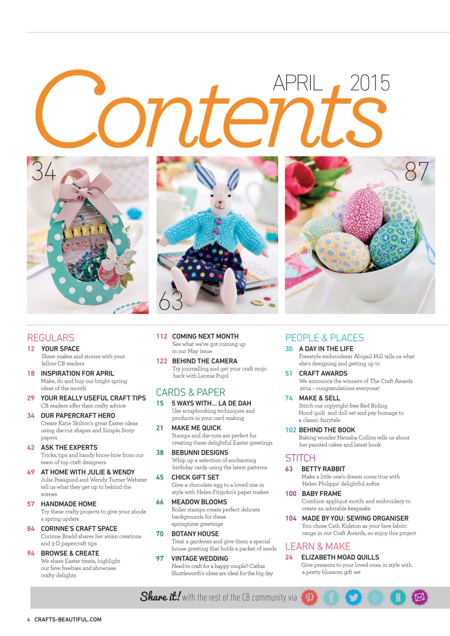 Crafts Beautiful Preview Pages