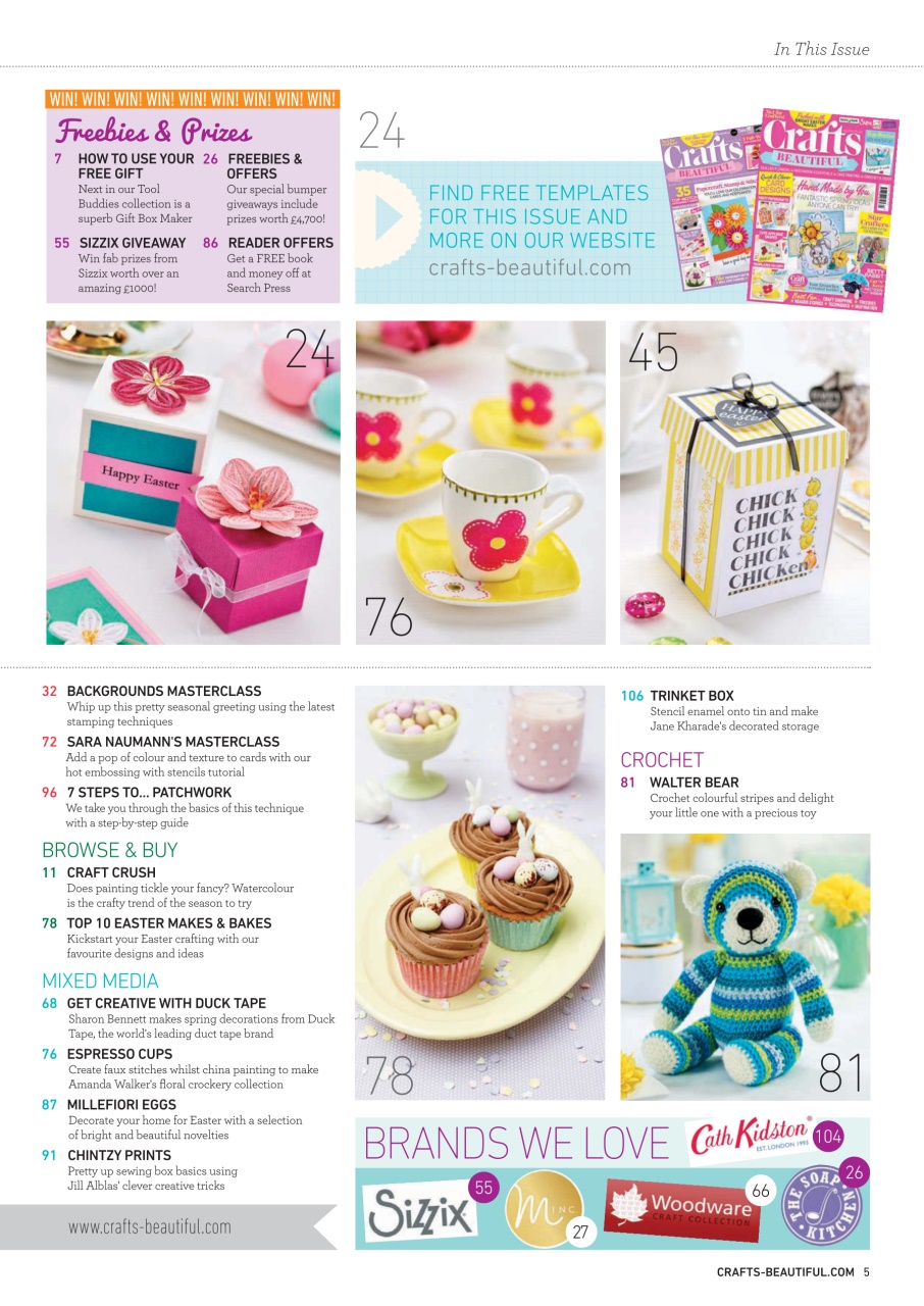 Crafts Beautiful Preview Pages