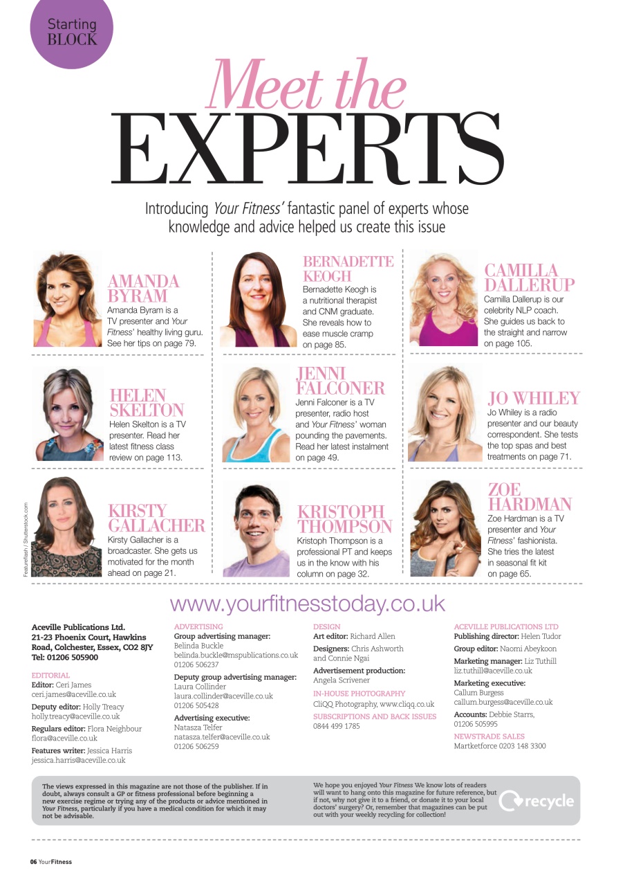 Health & Wellbeing Preview Pages
