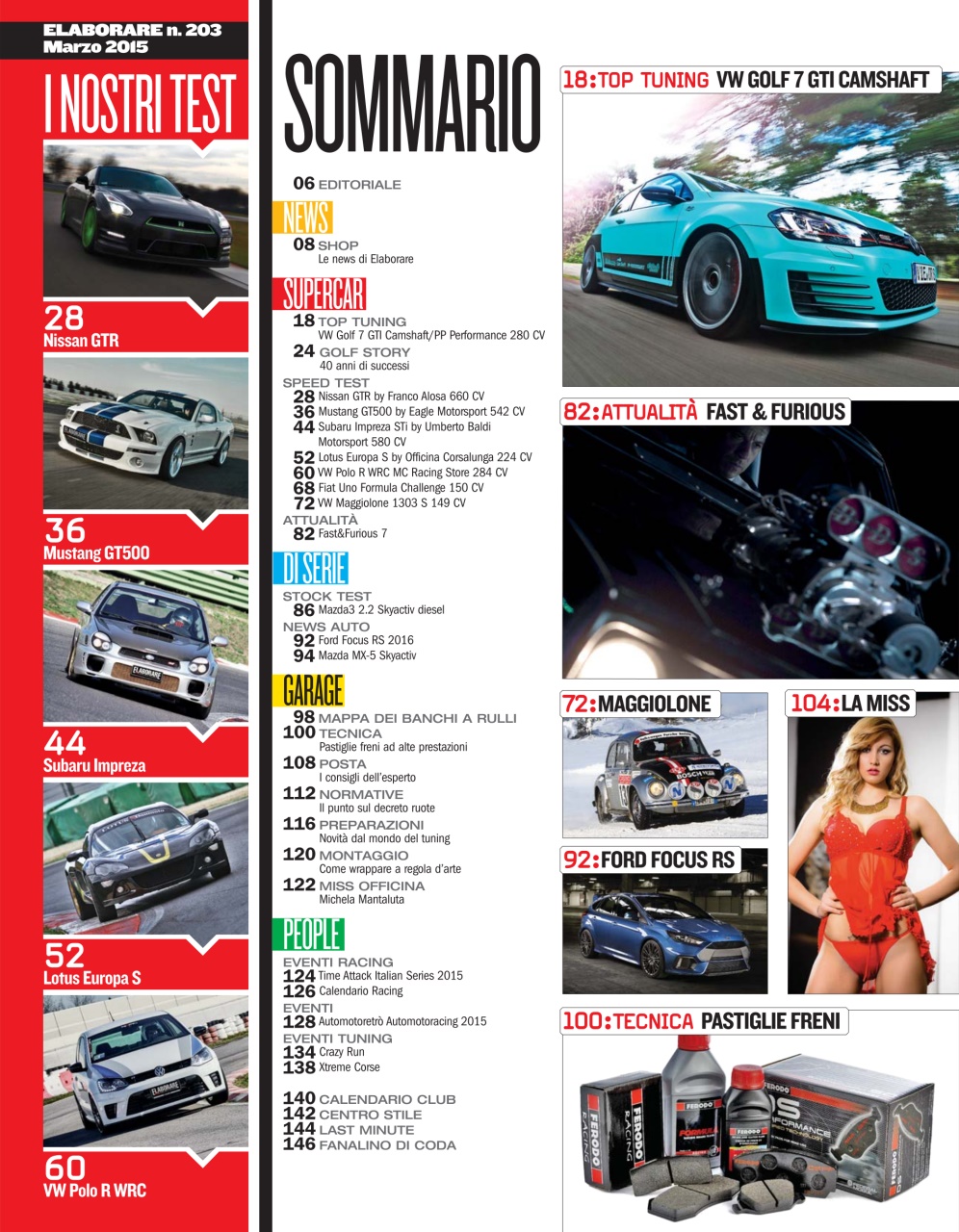 Elaborare GT Tuning Preview Pages