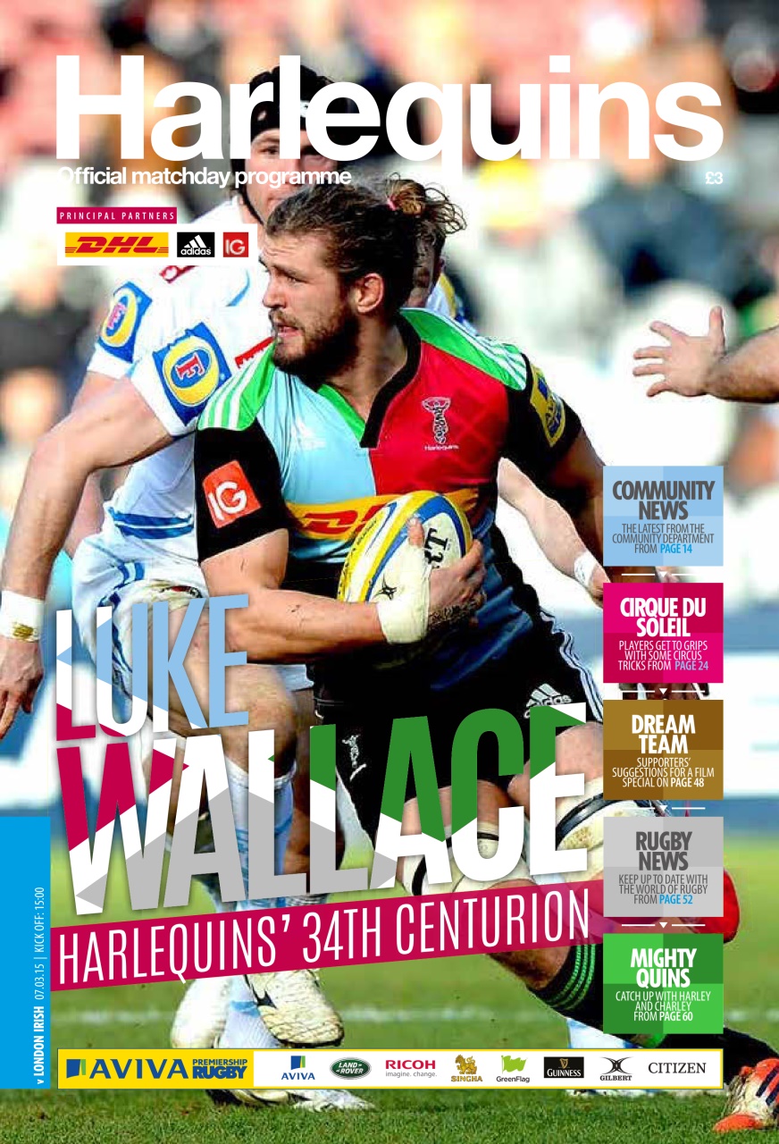 Harlequins Preview Pages