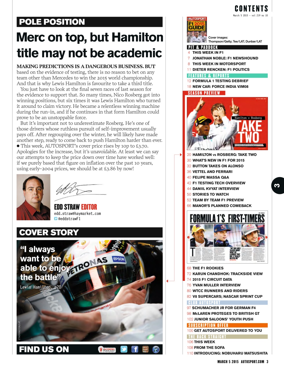 Autosport Preview Pages