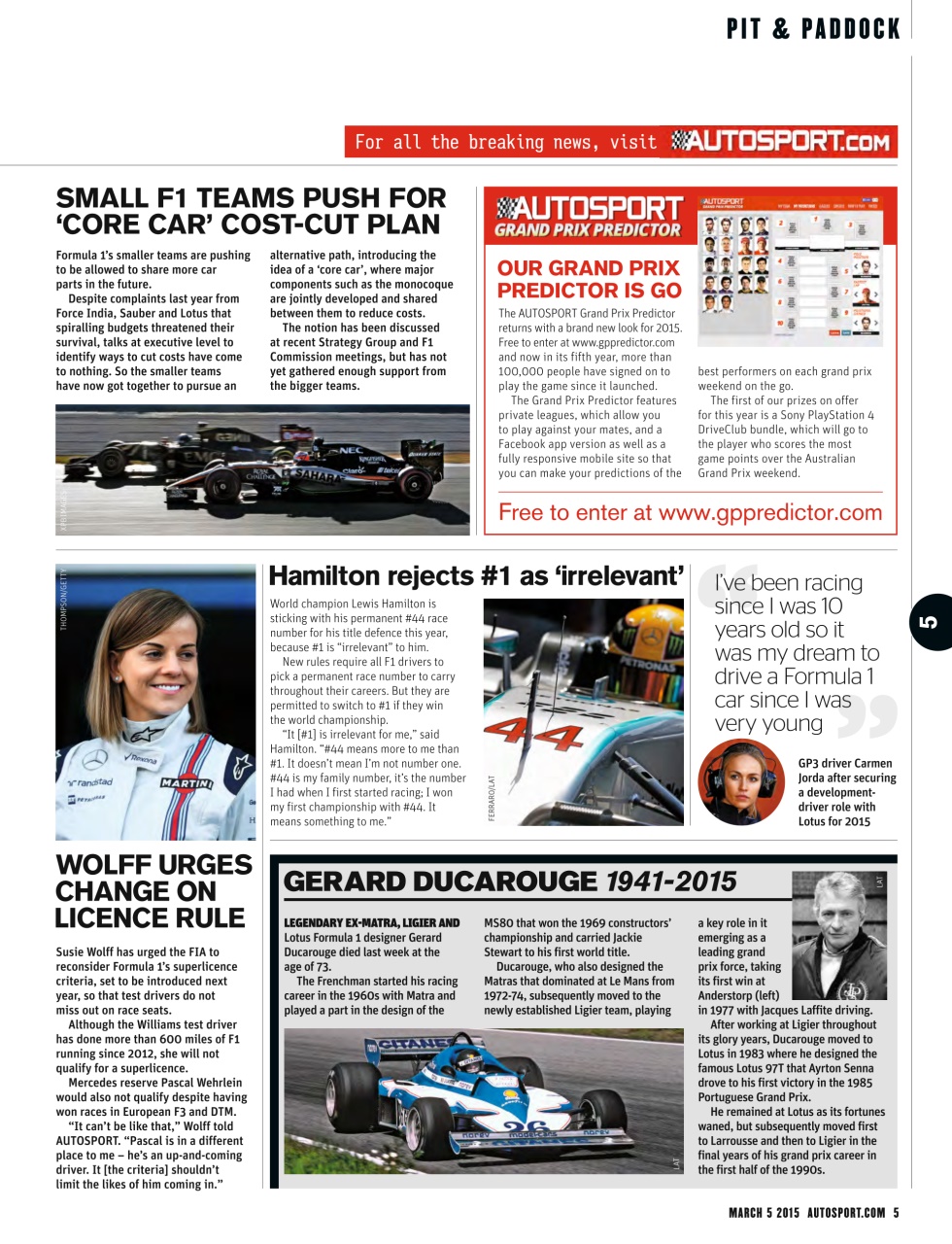 Autosport Preview Pages