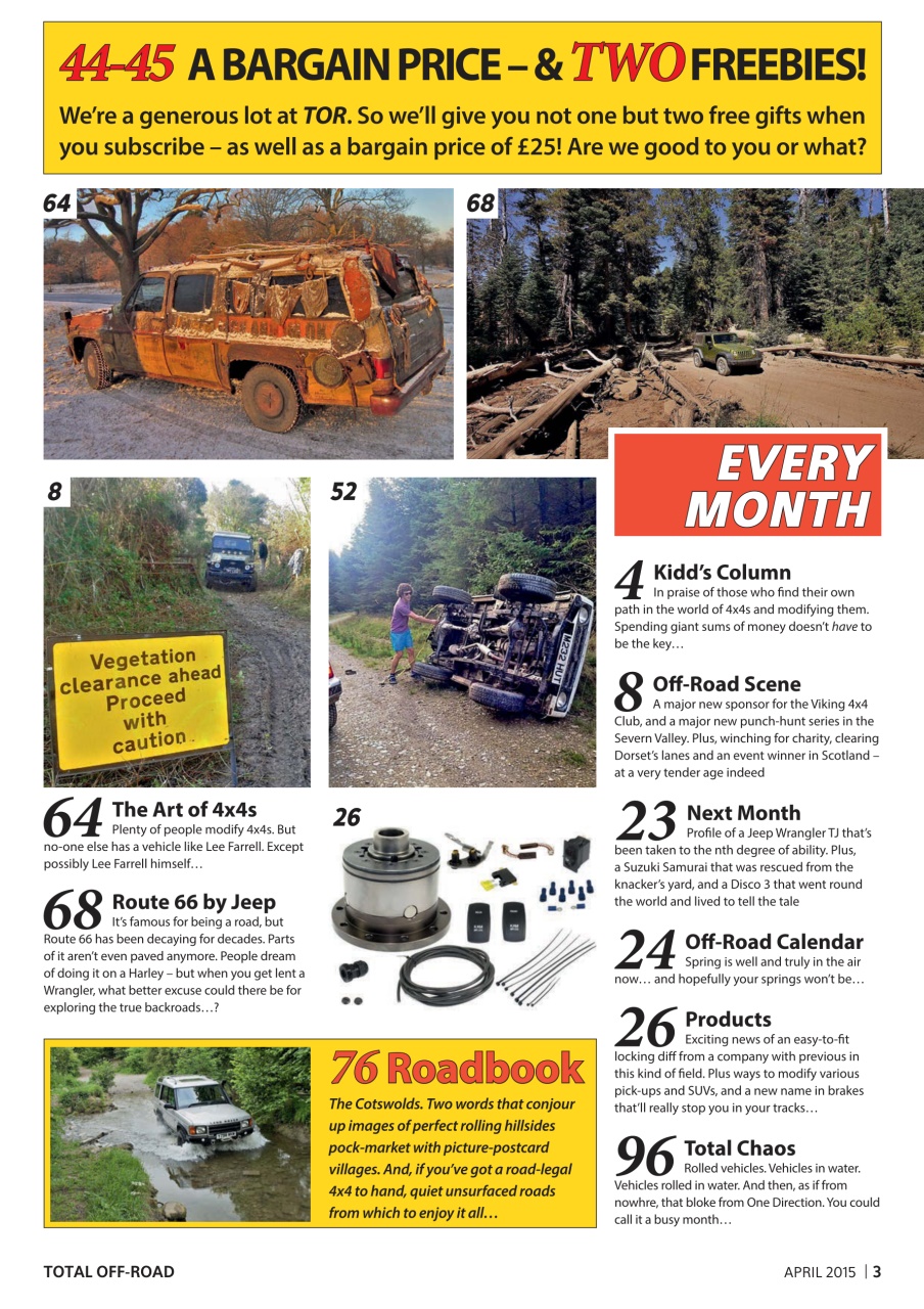 Overlander 4X4 Preview Pages