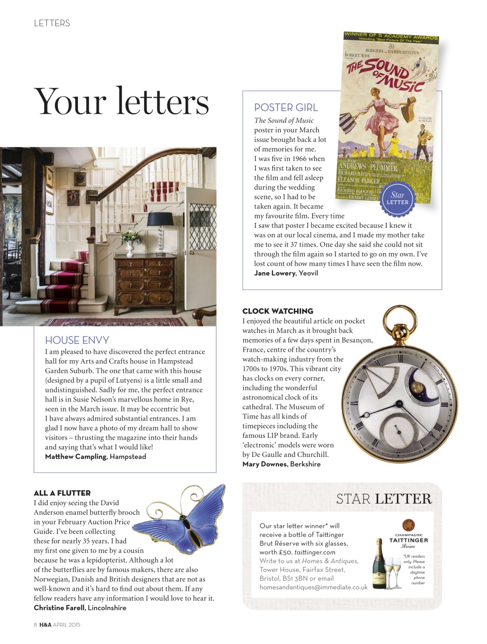 Homes & Antiques Magazine Preview Pages
