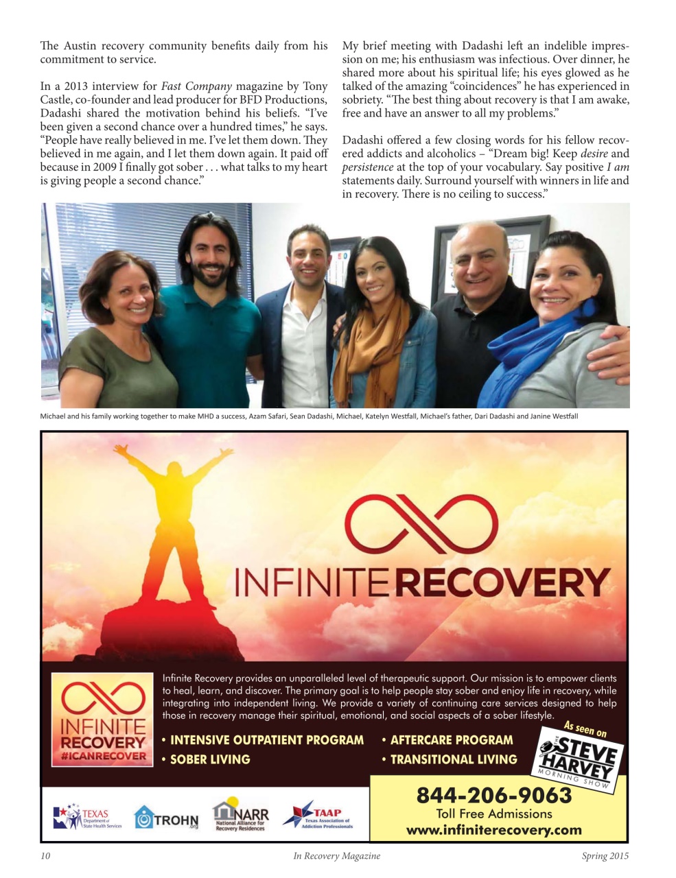 In Recovery Preview Pages