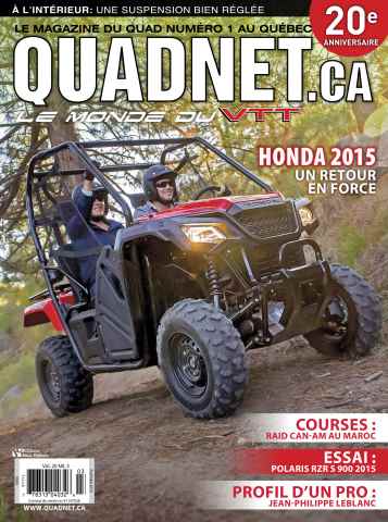 Quadnet issue Avril Mai 2015