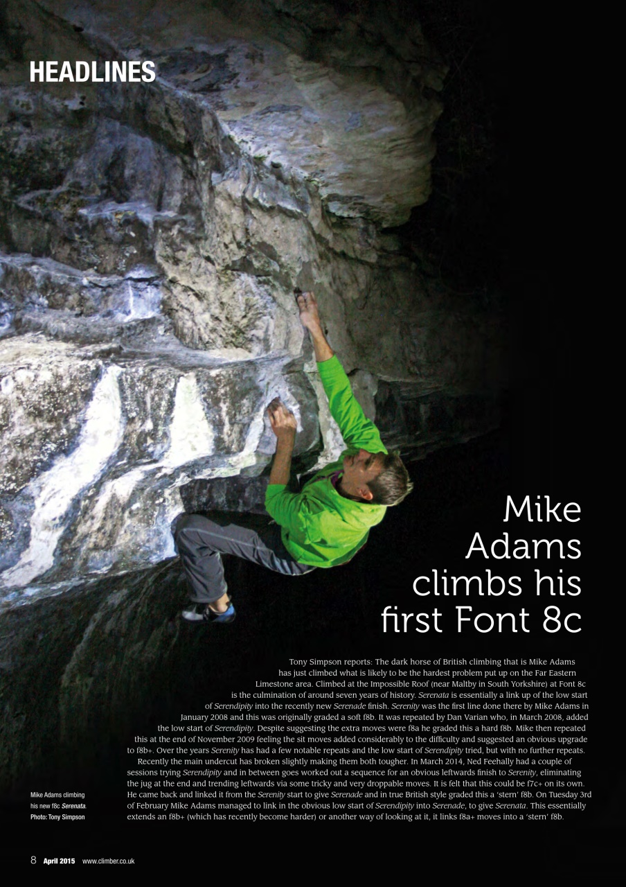 Climber Preview Pages