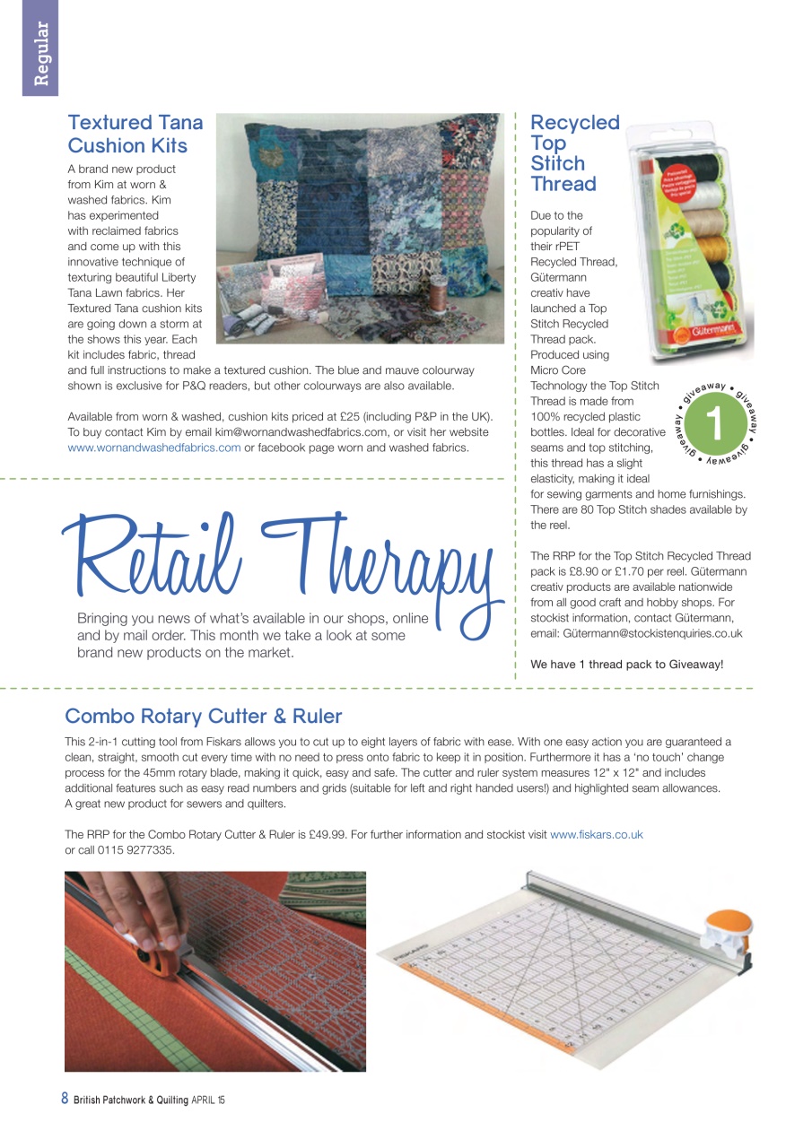 Patchwork and Quilting Preview Pages