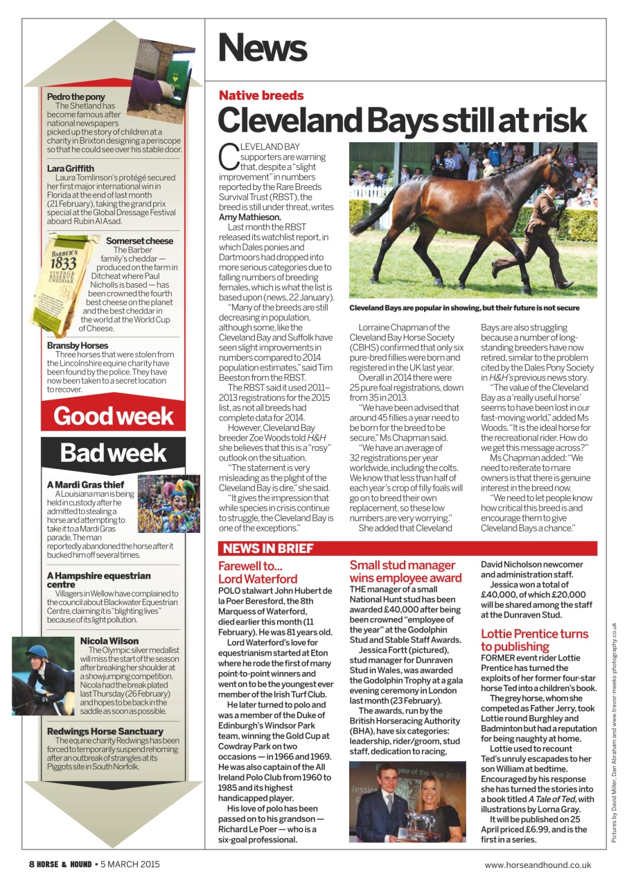 Horse & Hound Preview Pages