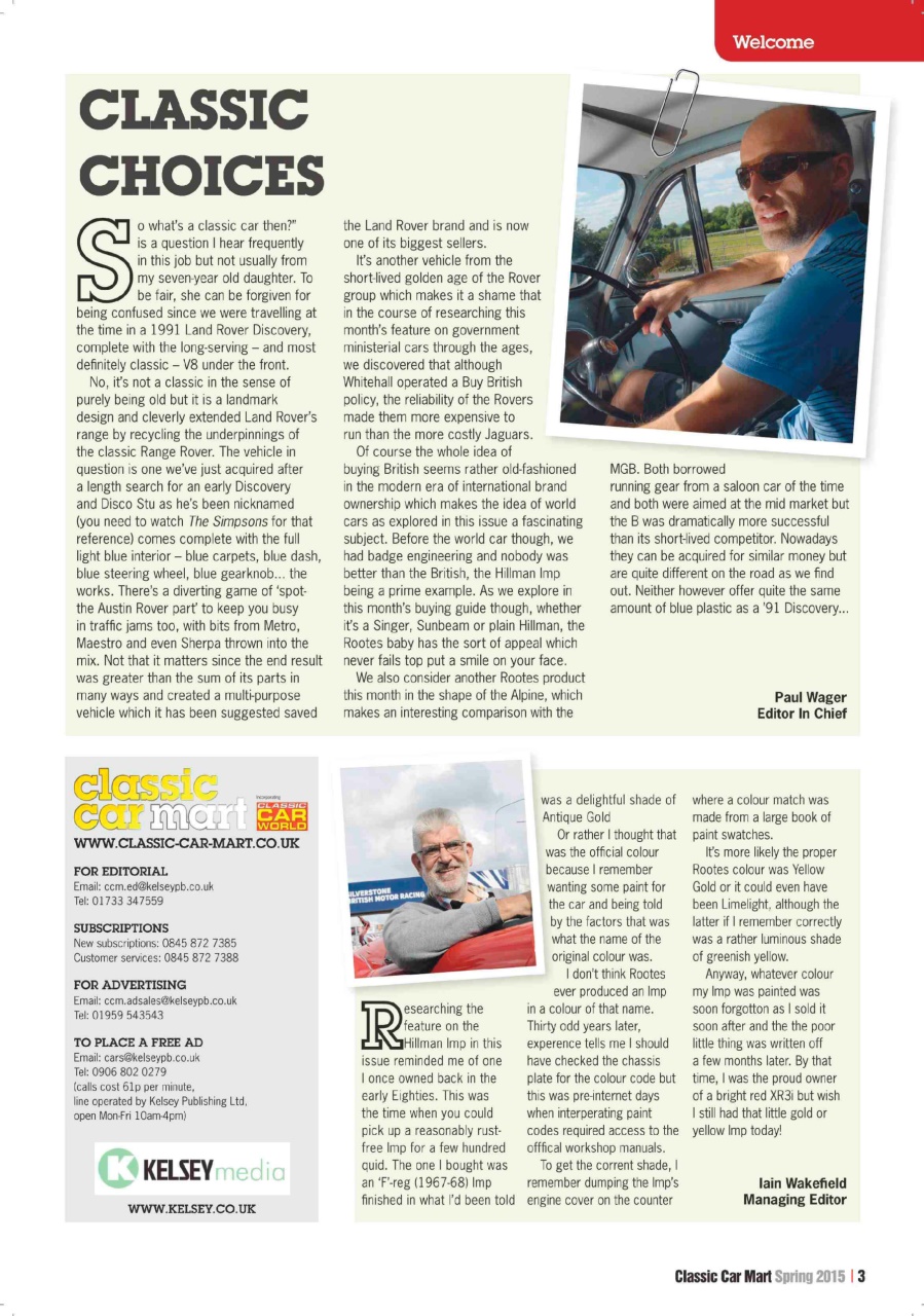 Classic Car Mart Preview Pages