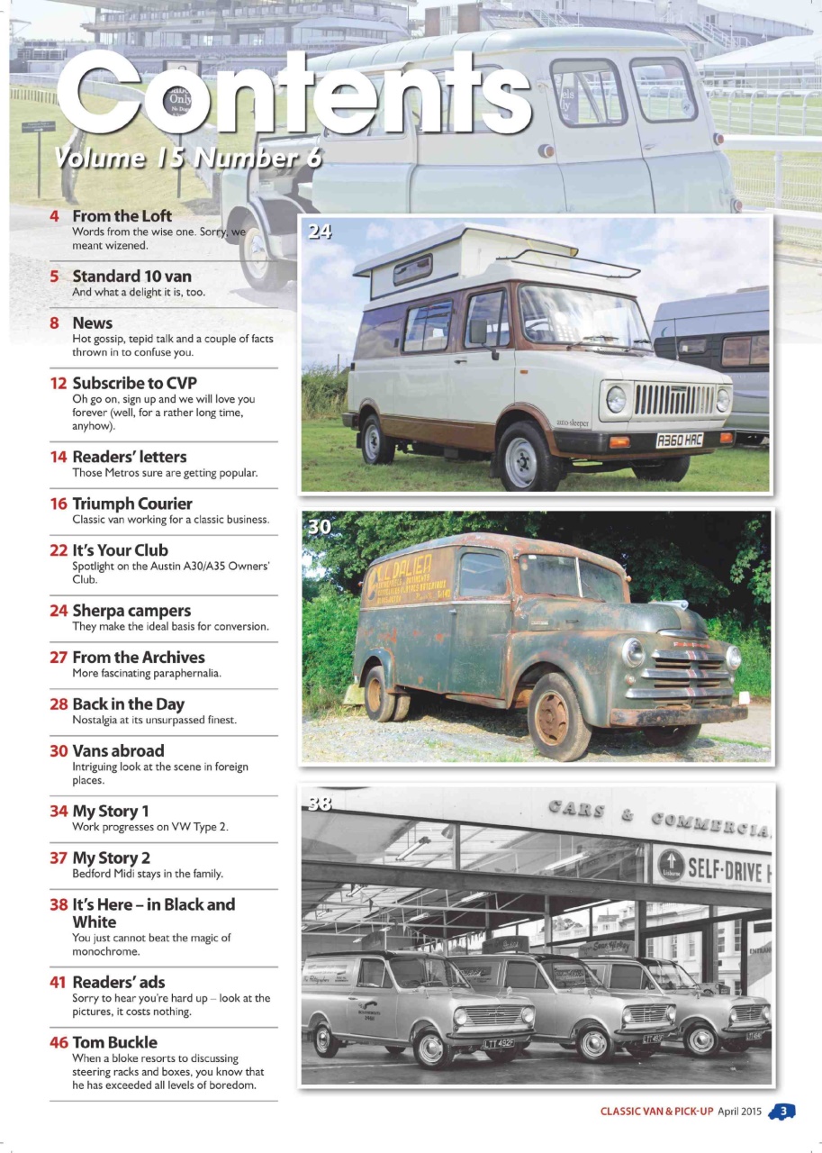 Classic Van & Pick-up Preview Pages