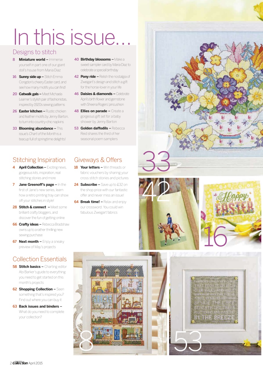 Cross Stitch Collection Preview Pages