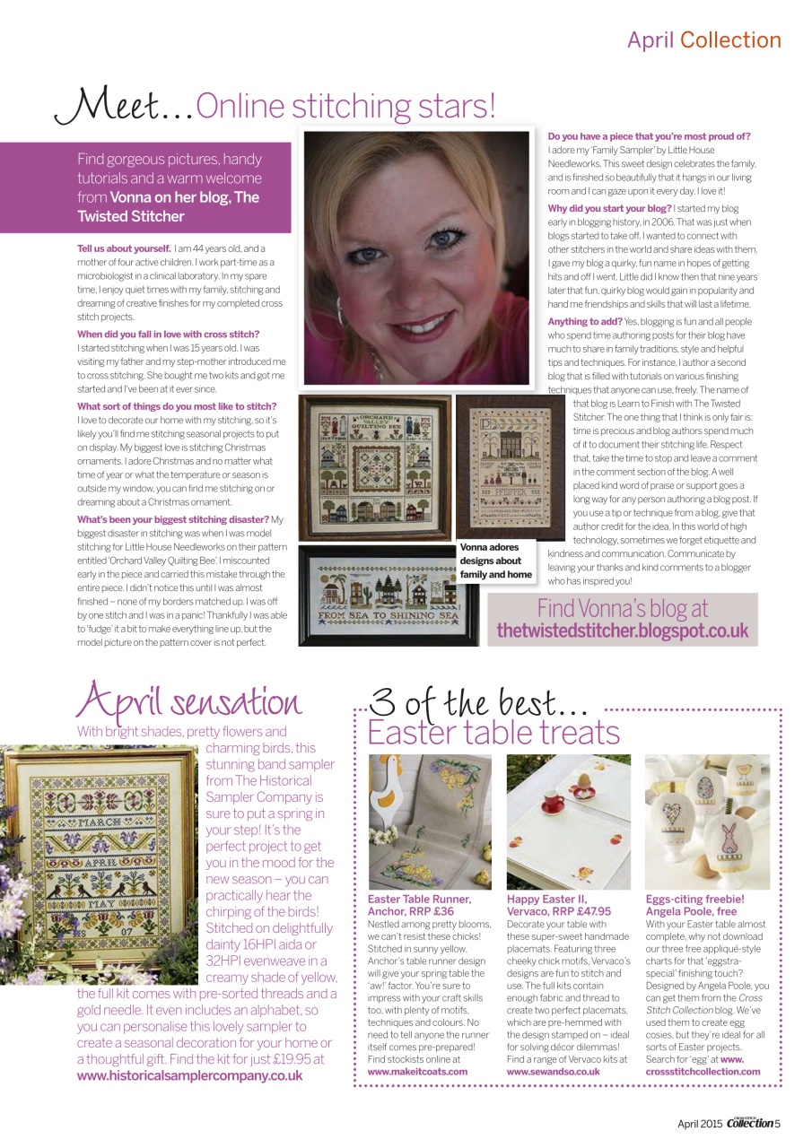 Cross Stitch Collection Preview Pages