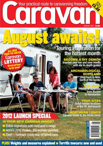 Caravan Magazine issue New Season Caravans | August 2011 | Caravan Magazine