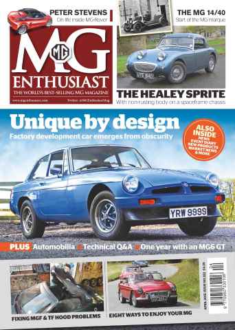 MG Enthusiast issue Vol.45 No.4 Unique by Design
