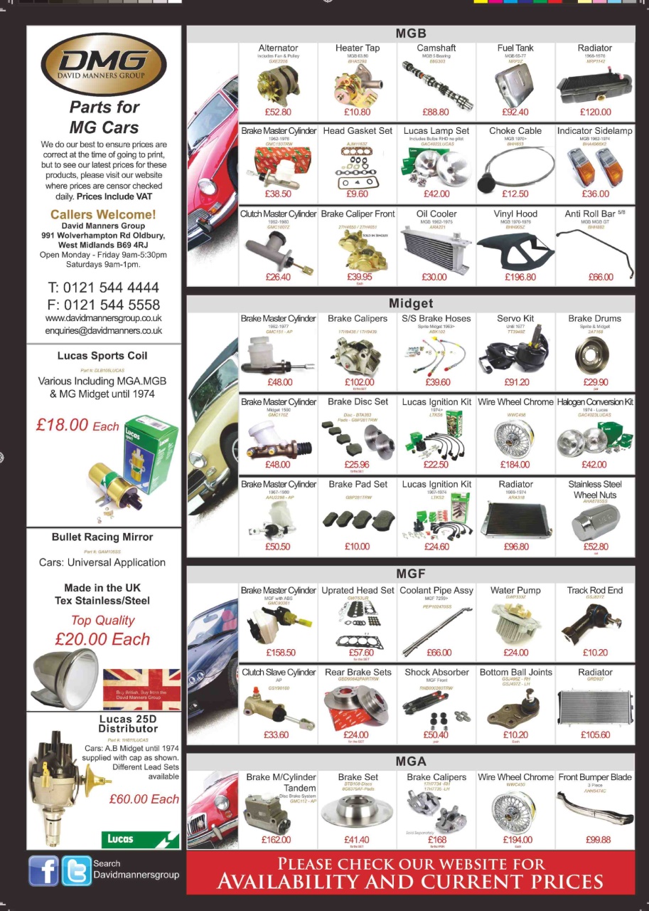 MG Enthusiast Preview Pages