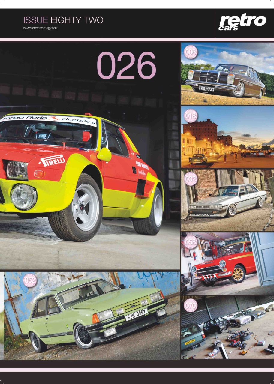 Retro Cars Preview Pages