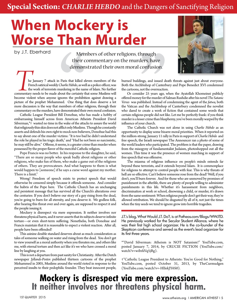 American Atheist Preview Pages